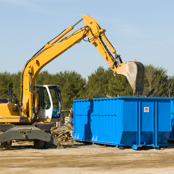 what happens if the residential dumpster is damaged or stolen during rental in Burns CO